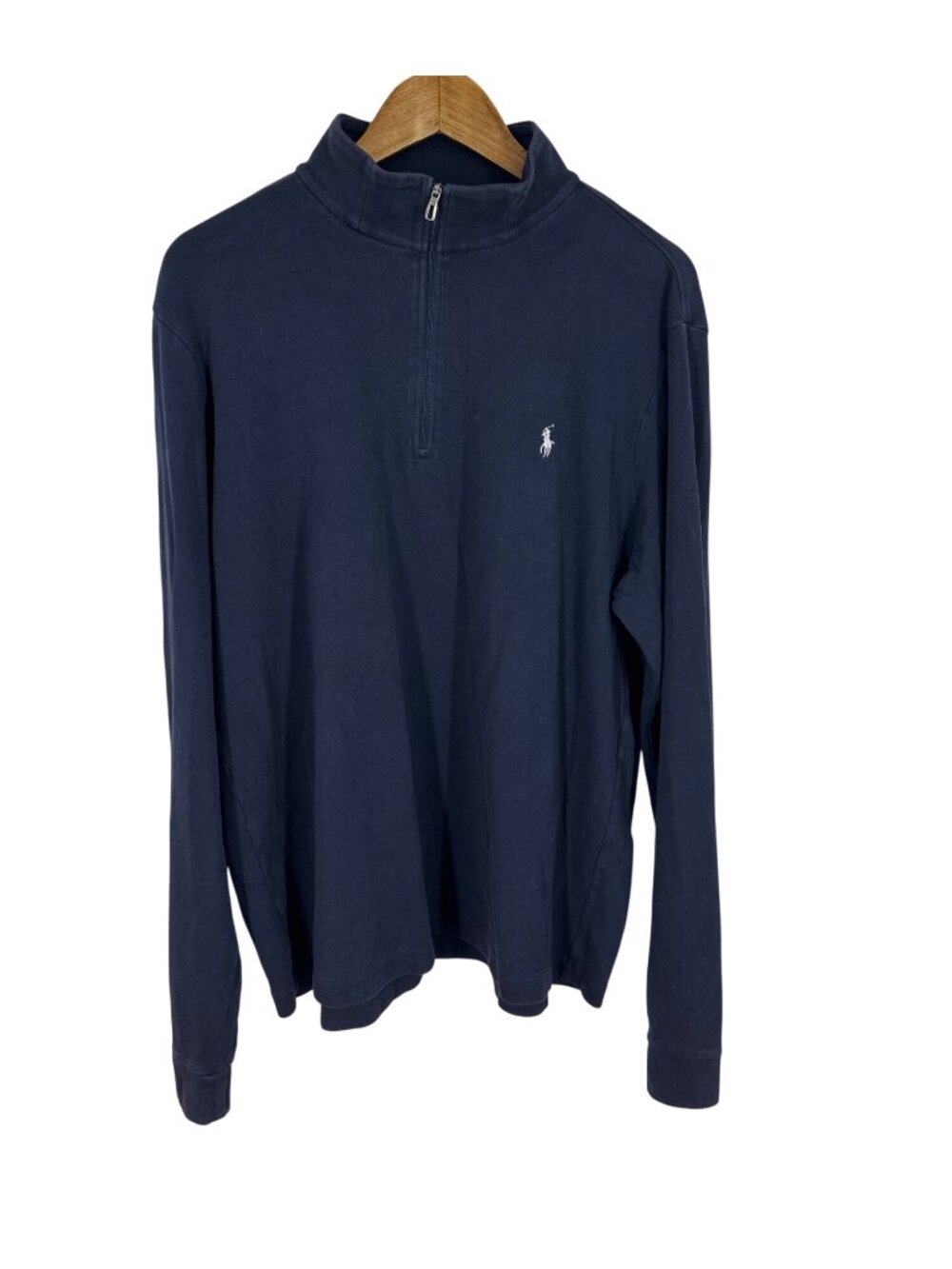 Polo By Ralph Lauren 1/4 Zip Pima Cotton Pullover Long Sleeve Shirt Mens Size XL